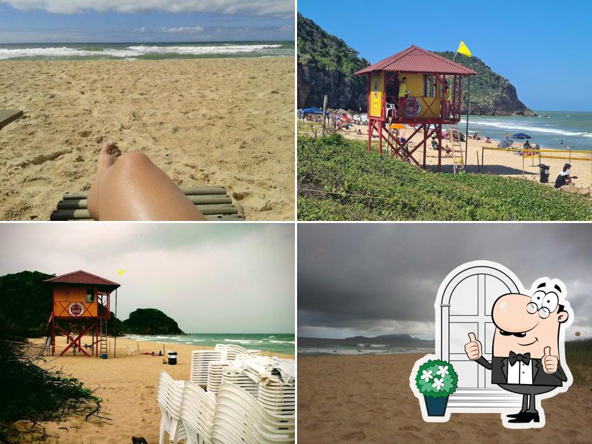 O exterior do Galera's Beach Bar