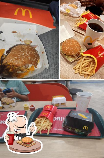 Consiga um hambúrguer no McDonald's