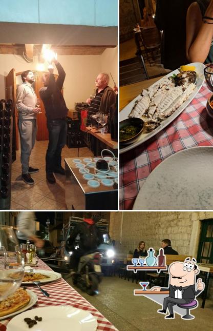 Gli interni di Konoba Marjan