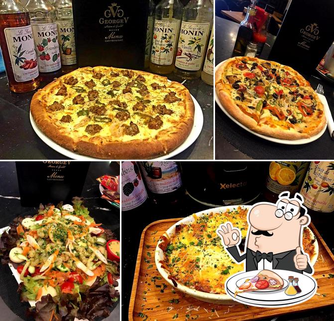 Commandez des pizzas à George V : Café & Restaurant