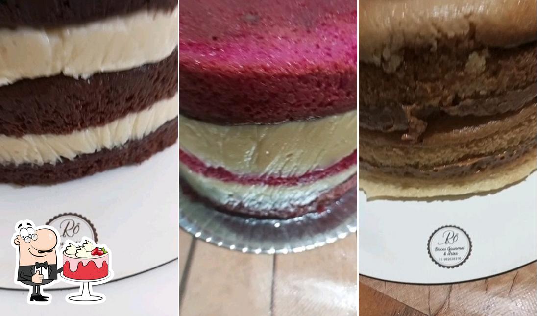 Bolo veludo vermelho em Rô Doces Gourmet & Artes