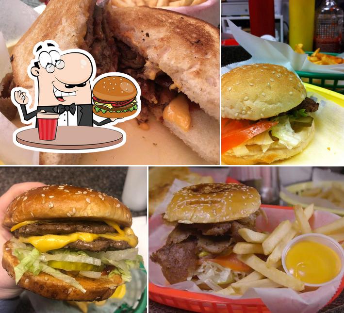 Try out a burger at Chuck Wagon Restaurant