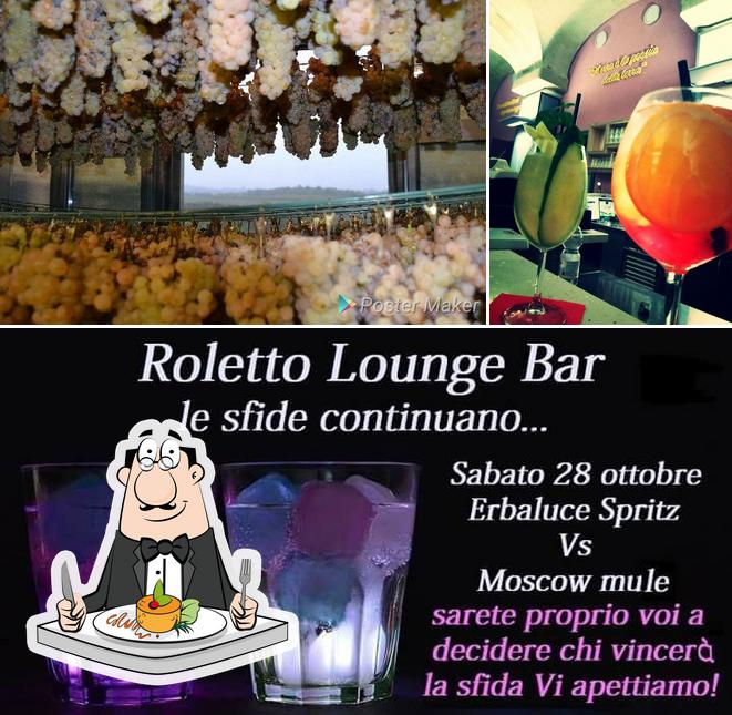 Questa è la immagine che presenta la cibo e esterno di Tenuta Roletto