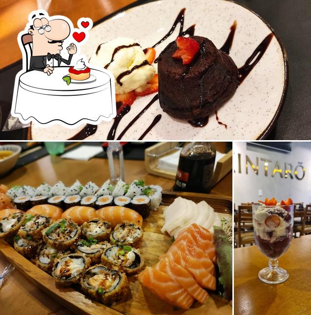 Kintaro Sushi Bar serve uma gama de pratos doces