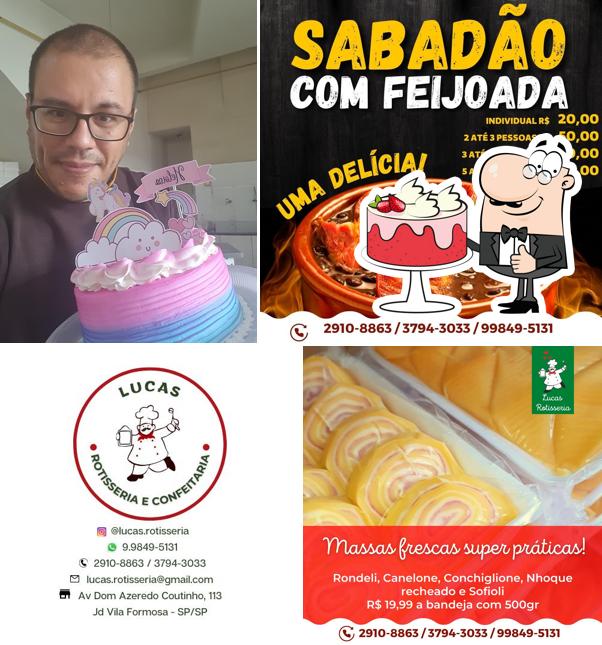 See this image of Lucas Rotisseria e Confeitaria