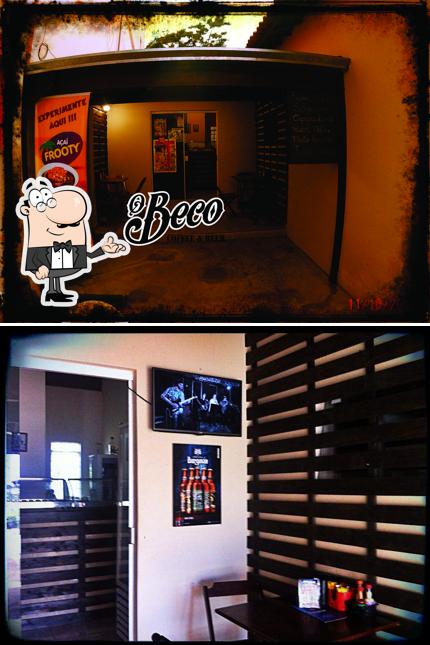 O interior do O Beco - Coffee & Beer