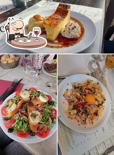 Еда в "Restaurant les Copains"