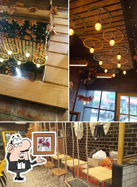 The interior of Biggies Pizza Kankarkhera