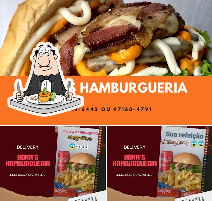 Comida em Bokas Hamburgueria