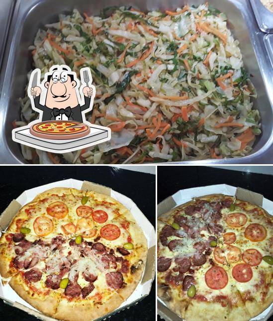 No Bom Paladar O Mangueirão, você pode degustar pizza