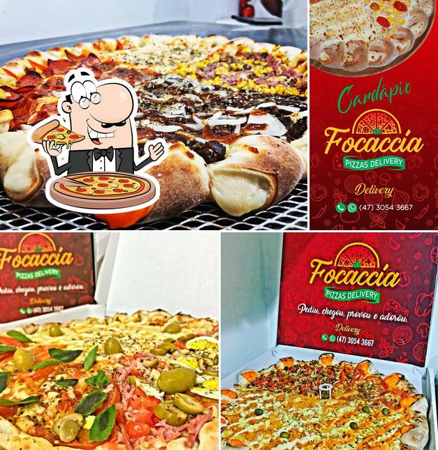 Consiga pizza no Focaccia Pizzas Delivery