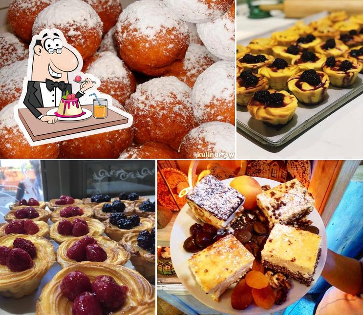 Lvivski Plyatsky bietet eine Mehrzahl von Süßspeisen