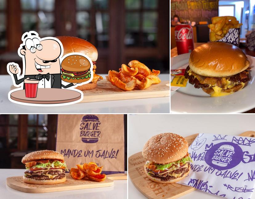 Experimente um hambúrguer no Salve Smash Burger