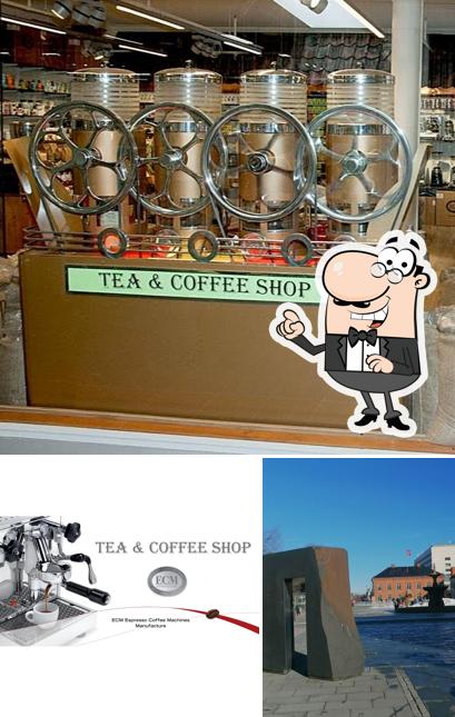 Las fotos de exterior y bebida en Tea & Coffee Shop