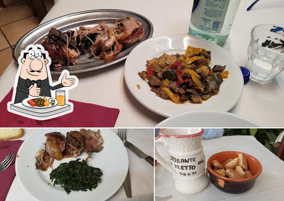 Cibo al Ristorante Filetto