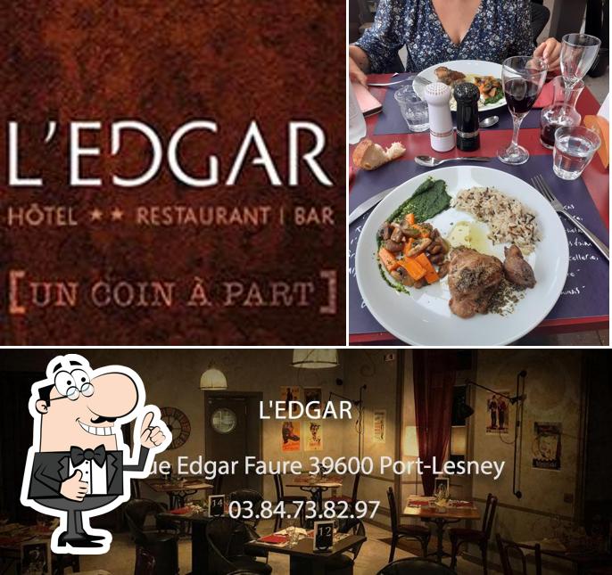 Здесь можно посмотреть фотографию ресторана "Logis Hotel L'Edgar Hôtel, Pasta & Pizza"