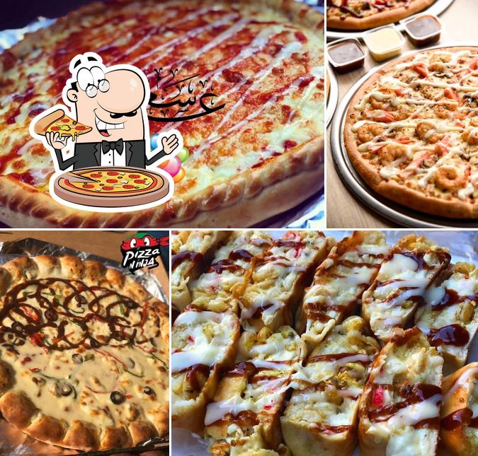 Elige una pizza en Pizza Nenja بيتزا نينجا