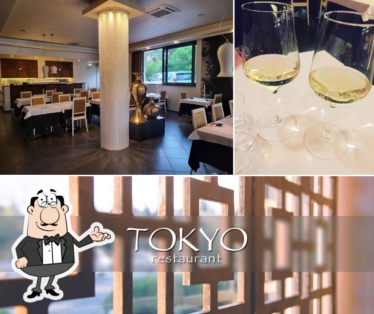 Ristorante Tokyo se distingue par sa intérieur et vin