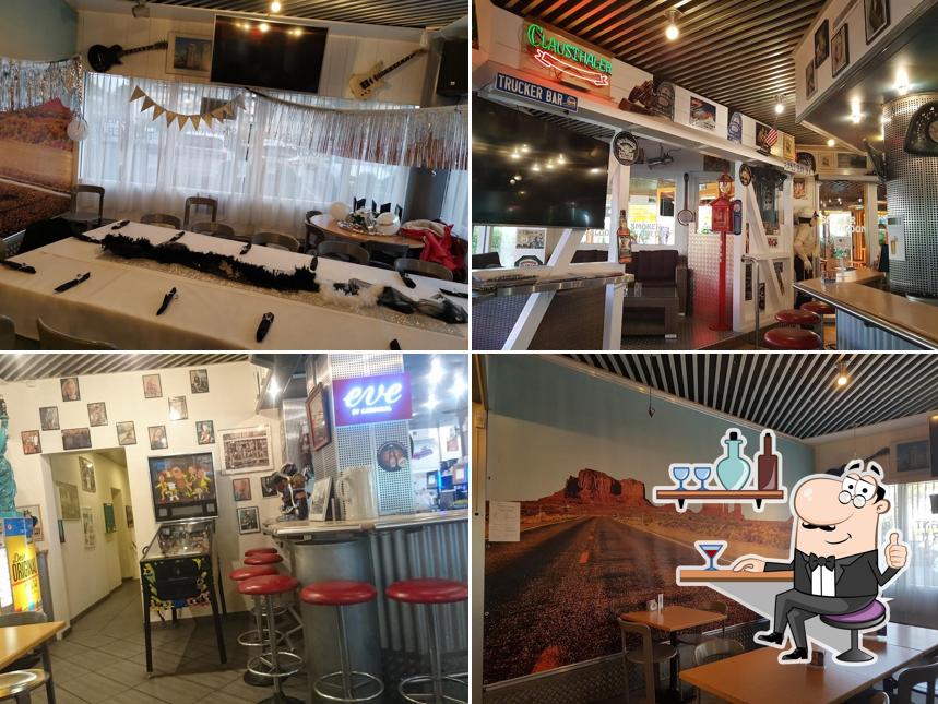 Dai un'occhiata agli interni di Trucker Restaurant Bar