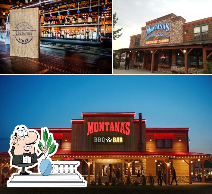 Внешнее оформление "Montana’s BBQ & Bar"