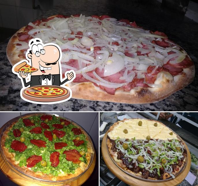 Experimente pizza no Pizzaria Fornoluccio