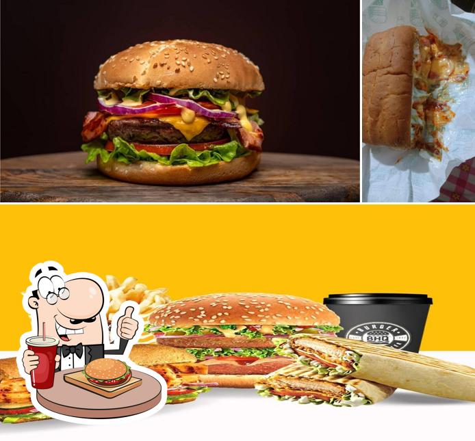 Order a burger at Burger headquarters