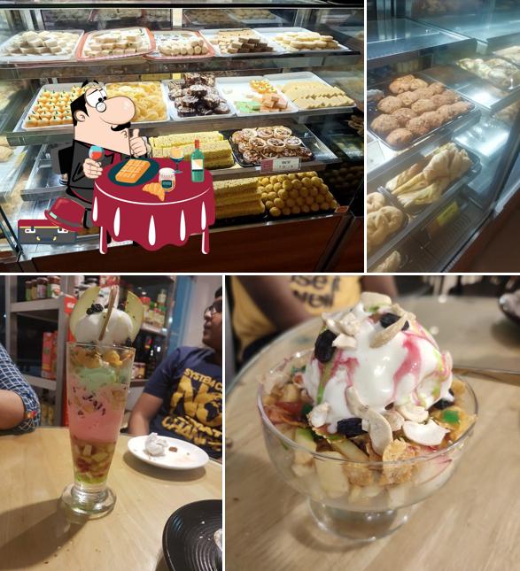 Crown Bakery offers a range of sweet dishes