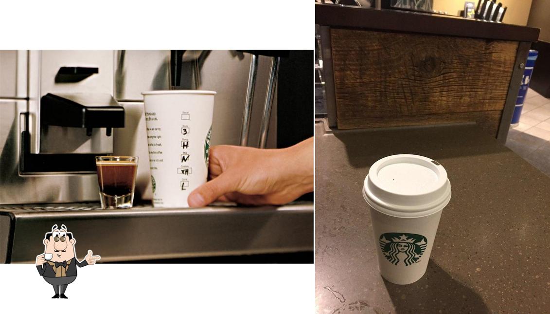 Try out various drinks served at Starbucks