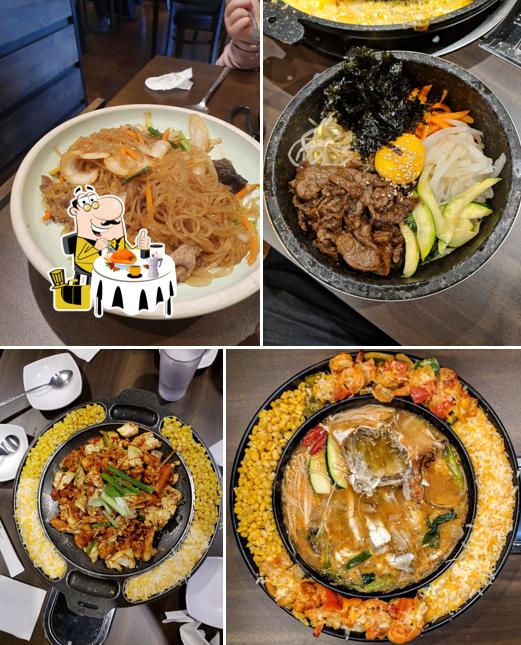 Food at Tâ Bom Korean Cuisine
