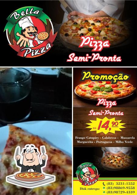 No Bella Pizza, você pode pedir pizza