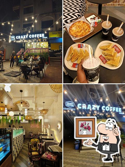 The interior of Crazy Coffee