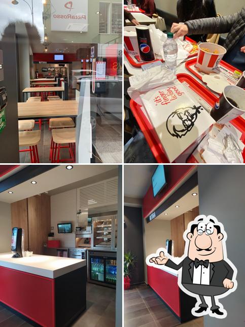 Gli interni di KFC