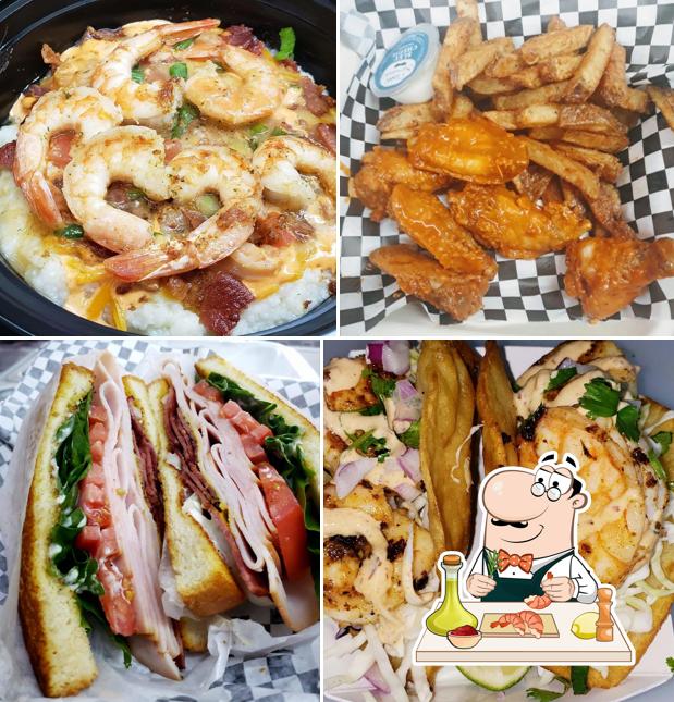 Try out seafood at Annie J's Snack Shack