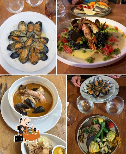 Mejillones en Restaurant Calendal