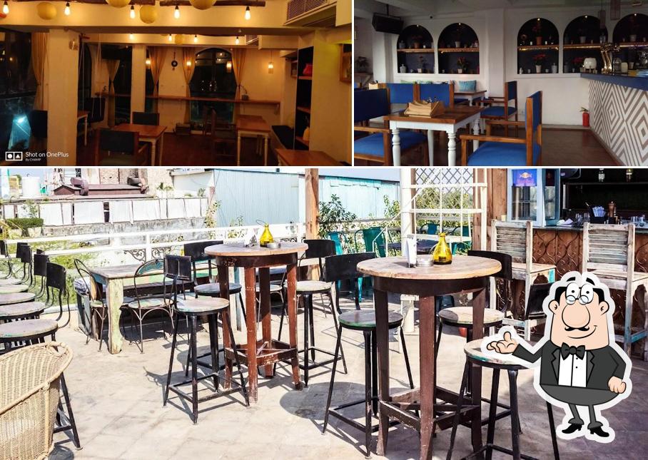 Take a seat at one of the tables at MIABELLA