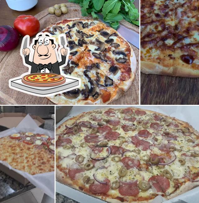 Escolha pizza no Pizza Leve Búzios