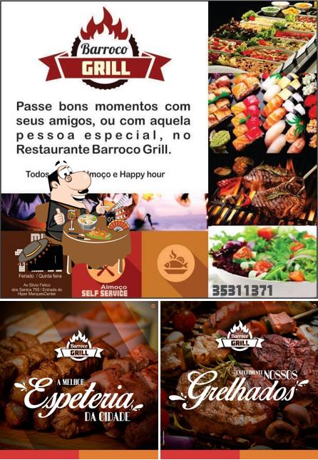 Comida em Barroco Grill - Restaurante em Diamantina