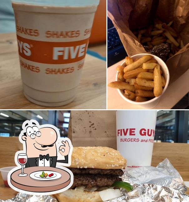 Nourriture à Five Guys Eaux-Vives