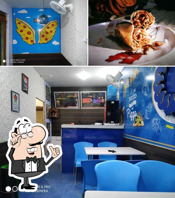 The photo of Hunger Valley’s interior and seafood