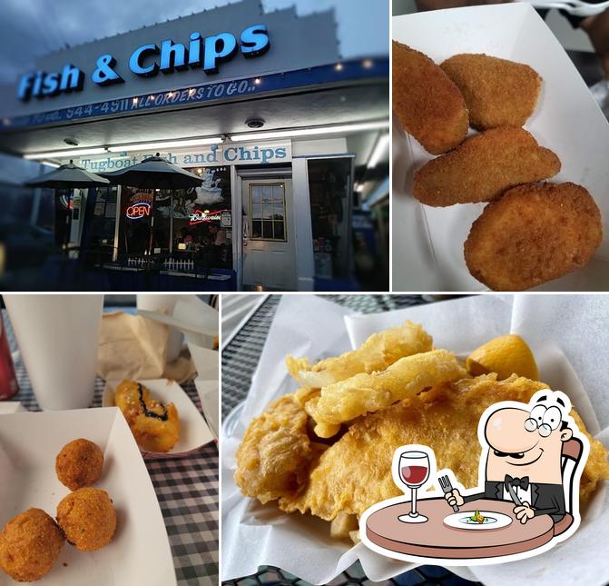 Comida en Tugboat Fish & Chips