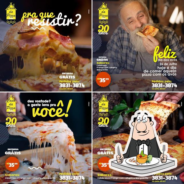 Comida em Casa da Pizza