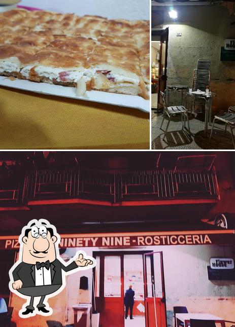 Tra le varie cose da Pizzeria - Rosticceria NinetyNine si possono trovare la interni e dolce