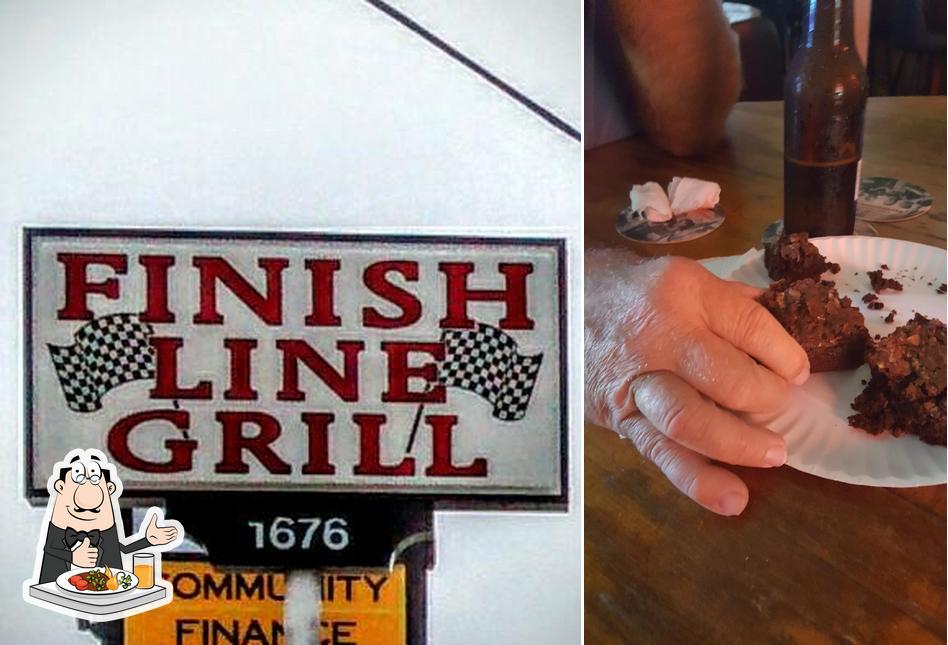 Еда в "Finish Line Grill"