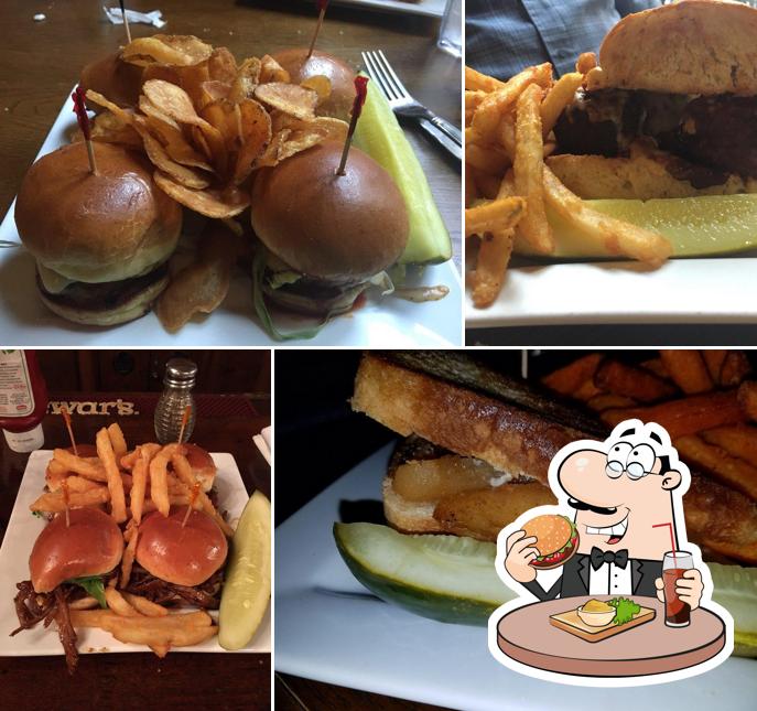 Try out a burger at Lafayette Brewing Co