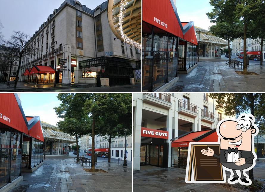 L'extérieur de Five Guys Paris Châtelet les Halles