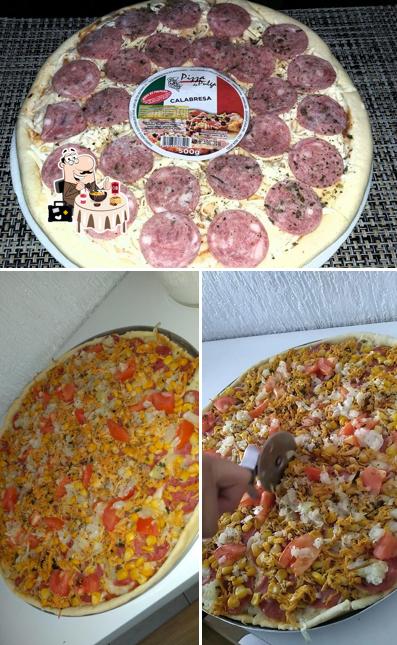 Comida em Pizza do Pulga