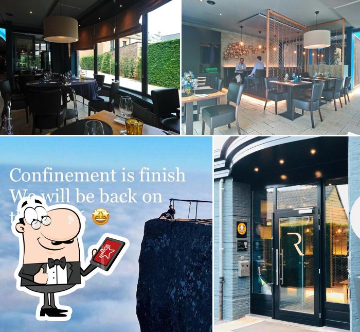 Among various things one can find exterior and dining table at Bistro R
