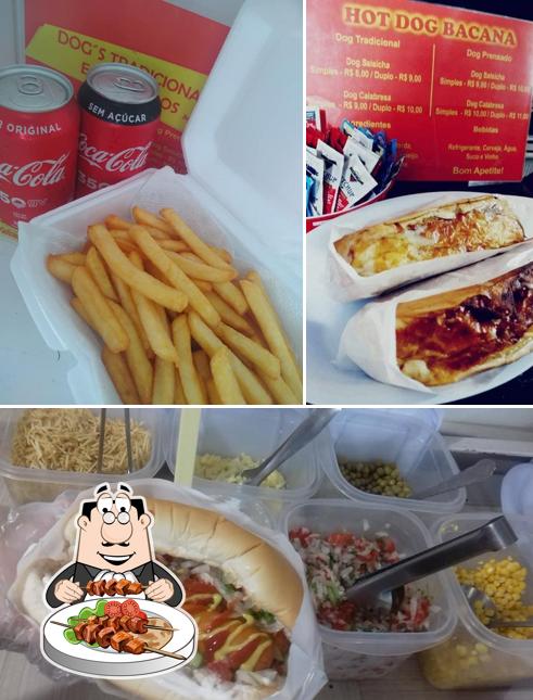 Comida em Hot Dog Bacana