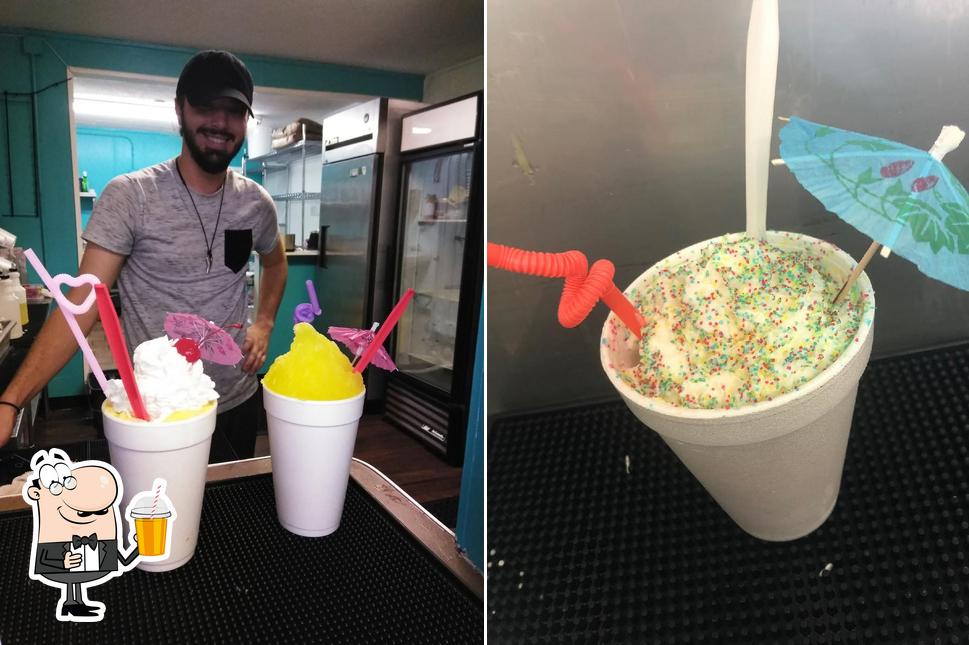 Enjoy a beverage at Polar Penguin's Snowcones