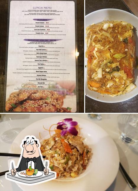 Food at Tom kha thai asian bistro